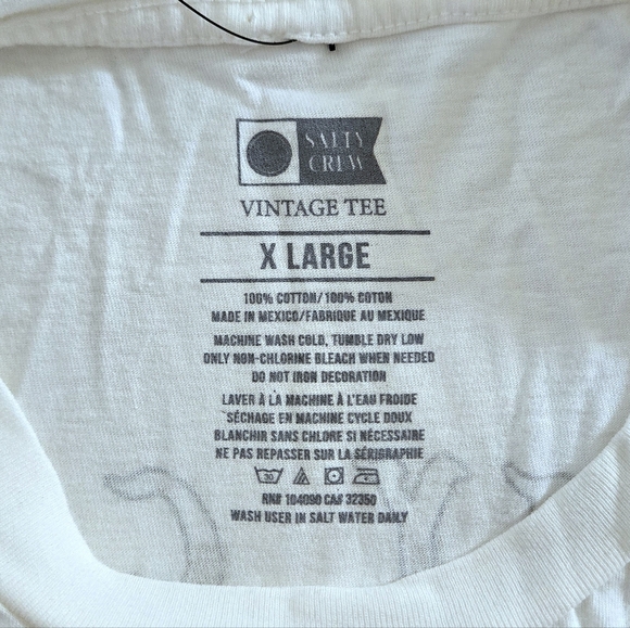 Salty Crew⛵️ Tiger Shark🦈 Vintage Collection Tee👕 - NWT - Picture 6 of 13